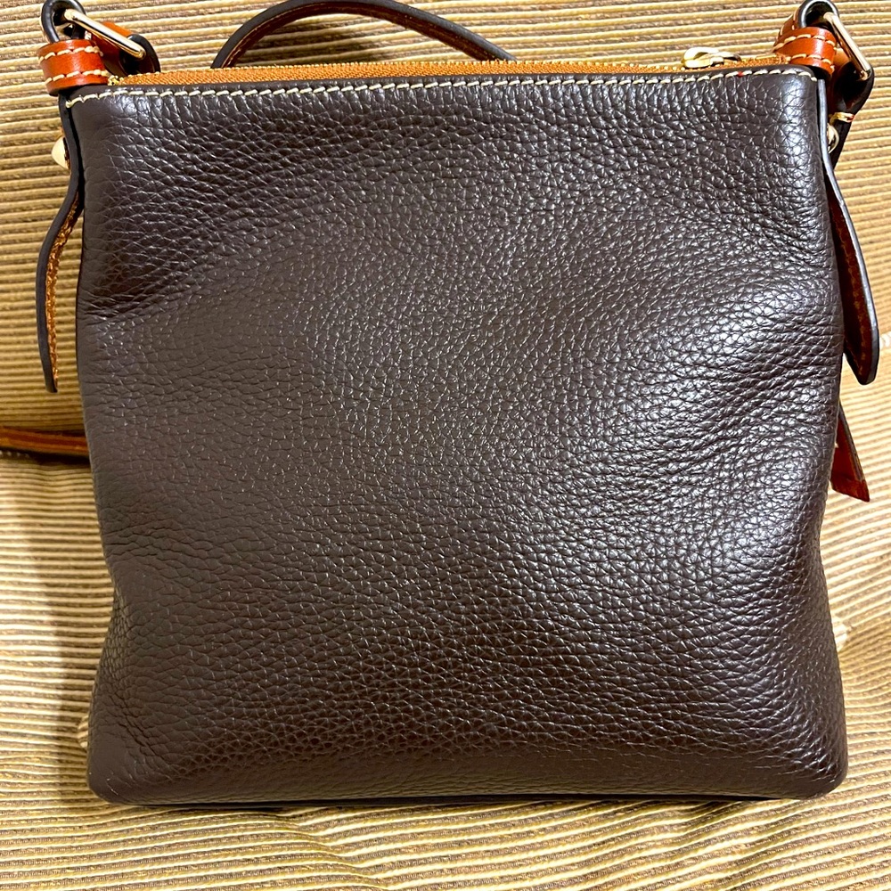 🔥Dooney & Bourke Pebble Grain Leather Ginger Crossbody with COA!🔥 - Picture 5 of 16